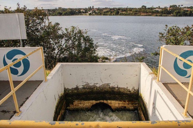  27/07/2023 Crédito: Kayo Magalhães/CB/D.A Press. Brasil. Brasilia - DF - Cidades. Estação de Tratamento de Esgoto de Brasília ETEB-Norte. 