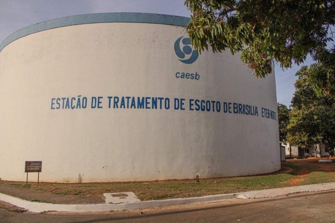 O processo de retirada dos resíduos começa nas estações de tratamento de esgoto - (crédito: Kayo Magalhães/CB/D.A Press) O processo de retirada dos resíduos começa nas estações de tratamento de esgoto - (crédito: Kayo Magalhães/CB/D.A Press)
