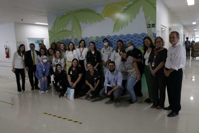 Profissionais da pediatria são homenageados pelo Hospital da Criança de Brasília - (crédito: Hospital da Criança de Brasília/Divulgação) Profissionais da pediatria são homenageados pelo Hospital da Criança de Brasília - (crédito: Hospital da Criança de Brasília/Divulgação)