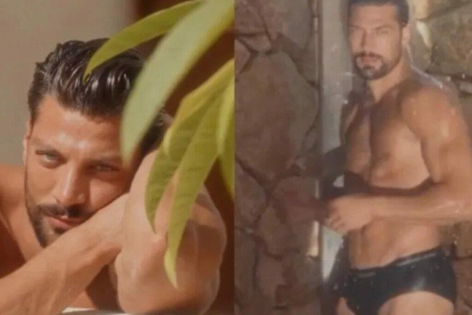 Namorado de Anitta, Simone Susinna quase mostra demais no deserto -  (crédito: Reprodução/ Instagram/ Simone Susinna)