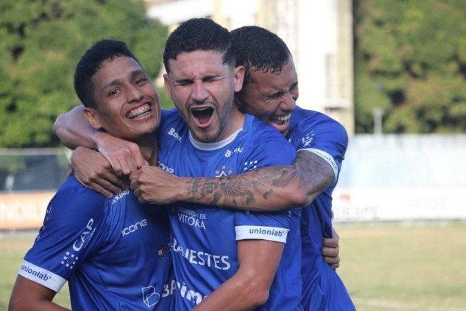 Equipe capixaba conseguiu a classificação após três vitórias seguidas e uma combinação de resultados na última rodada - (crédito: Clara Fafa/Vitória Esporte Clube/Divulgação) Equipe capixaba conseguiu a classificação após três vitórias seguidas e uma combinação de resultados na última rodada - (crédito: Clara Fafa/Vitória Esporte Clube/Divulgação)