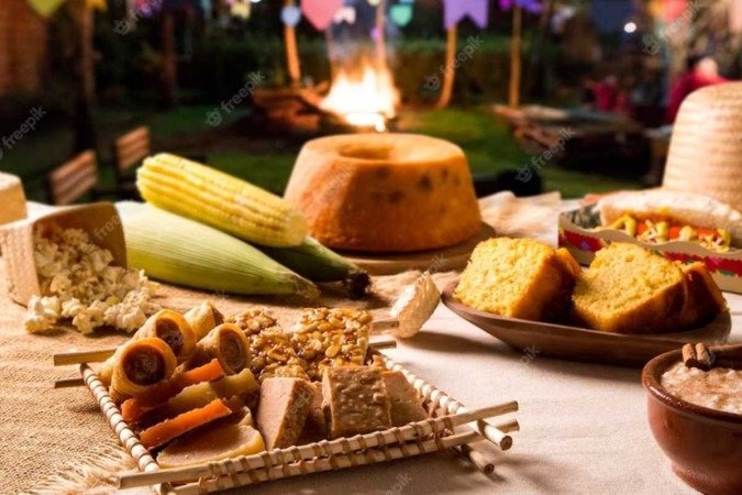 Os festeiros poderão apreciar várias opções de comidas juninas - (crédito: Reprodução/Freepik) Os festeiros poderão apreciar várias opções de comidas juninas - (crédito: Reprodução/Freepik)