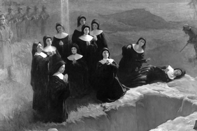 As 11 freiras foram mortas pelos nazistas em 1º de agosto de 1943 - (crédito: BBC) As 11 freiras foram mortas pelos nazistas em 1º de agosto de 1943 - (crédito: BBC)