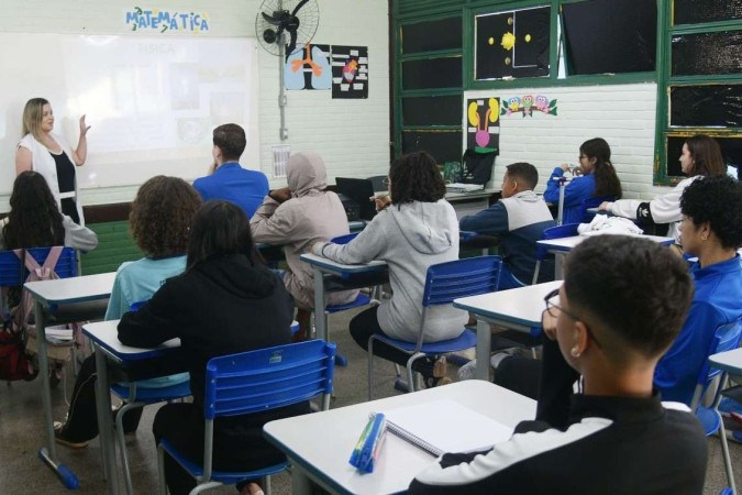 Secretaria de Educação garante que todos os estudantes aceitos serão alocados nas escolas -  (crédito:  Ed Alves/CB/DA.Press)