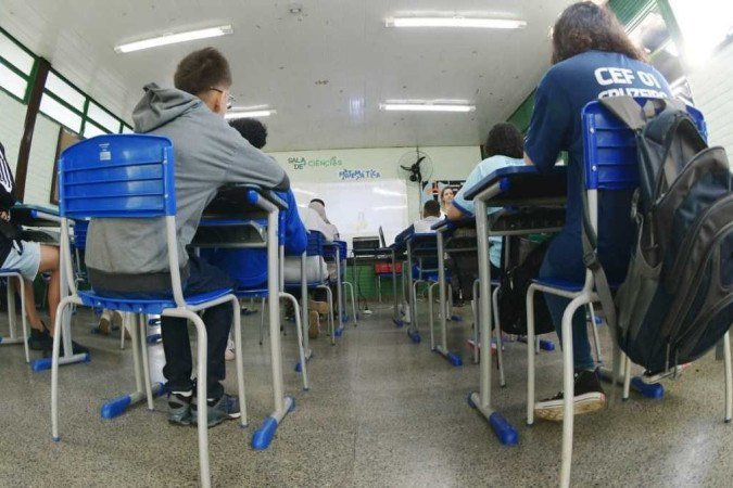 Volta às aulas no Centro de Ensino Fundamental (CEF) 1 do Cruzeiro - (crédito: Ed Alves/CB/D.A. Press) Volta às aulas no Centro de Ensino Fundamental (CEF) 1 do Cruzeiro - (crédito: Ed Alves/CB/D.A. Press)