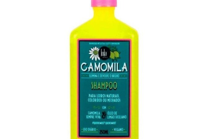 Shampoo camomila, da Lola Cosmetics (R$ 41,90)