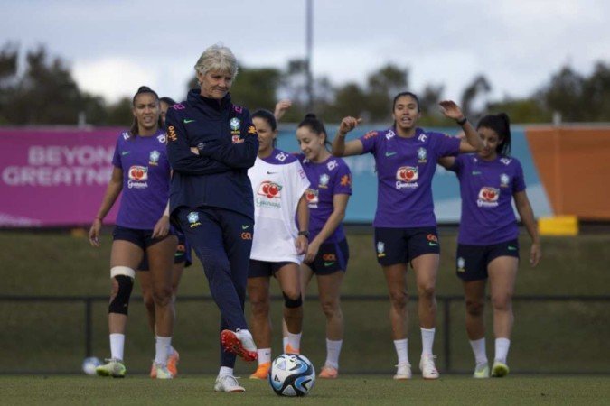 Em véspera de confronto decisivo contra a Jamaica, pela rodada final do Grupo F, Pia Sundhage prega calma e controle emocional além de mudança enérgica para conseguir a classificação - (crédito: Thaís Magalhães/CBF) Em véspera de confronto decisivo contra a Jamaica, pela rodada final do Grupo F, Pia Sundhage prega calma e controle emocional além de mudança enérgica para conseguir a classificação - (crédito: Thaís Magalhães/CBF)