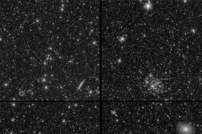 Imagens do Telescópio Euclid da Agência Espacial Europeia