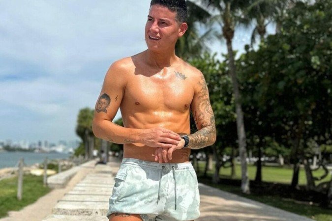 James Rodríguez, do São Paulo, já viveu affair com famosa brasileira - (crédito: Reprodução/Instagram James Rodríguez) James Rodríguez, do São Paulo, já viveu affair com famosa brasileira - (crédito: Reprodução/Instagram James Rodríguez)