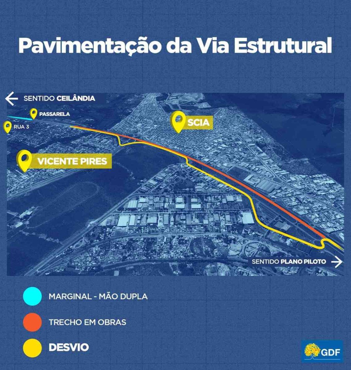 Pavimentação da Via Estrutural Pavimentação da Via Estrutural