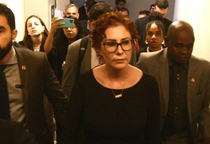 A deputada Carla Zambelli itiu ter contratado os serviços do hacker, mas para trabalhos do seu site pessoal -  (crédito: Ed Alves/CB/DA.Press)