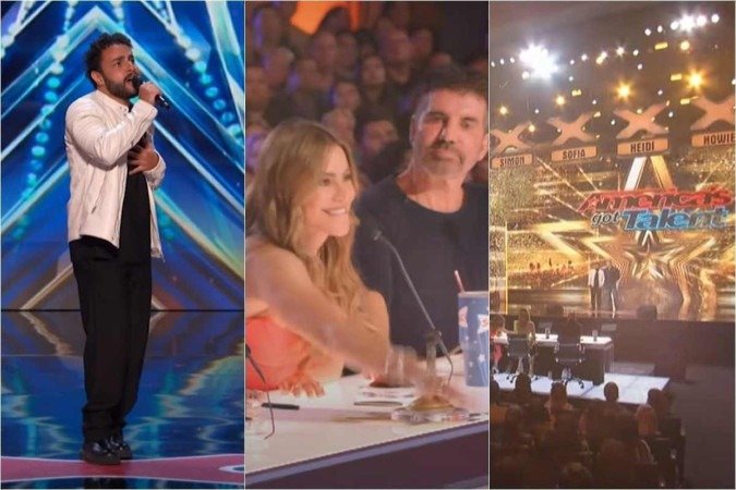 O brasileiro Gabriel Henrique conseguiu emocionar os jurados com a performance da música 'Run to you' de Whitney Houston - (crédito: Reprodução/Youtube Americas's Got Talent) O brasileiro Gabriel Henrique conseguiu emocionar os jurados com a performance da música 'Run to you' de Whitney Houston - (crédito: Reprodução/Youtube Americas's Got Talent)