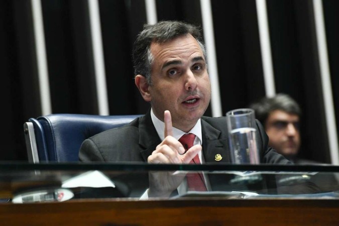 Pacheco deixou claro que a maioria do Senado é contra a descriminalização da maconha, que está prestes a ser aprovada pelo STF -  (crédito: Roque de Sá/Agência Senado)
