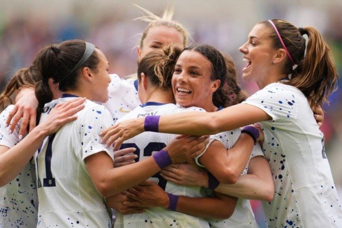 Seleção dos EUA está classificada para as oitavas de final da Copa do Mundo - (crédito: Getty Images) Seleção dos EUA está classificada para as oitavas de final da Copa do Mundo - (crédito: Getty Images)