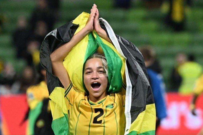 Carrasco do Brasil, a seleção jamaicana disputará, pela primeira vez, um mata-mata de Copa do Mundo, contra a Colômbia
- (crédito: William West/AFP) Carrasco do Brasil, a seleção jamaicana disputará, pela primeira vez, um mata-mata de Copa do Mundo, contra a Colômbia
- (crédito: William West/AFP)