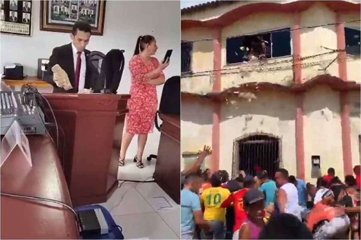 Vereador joga dinheiro pela janela no interior do Maranhão; veja vídeo