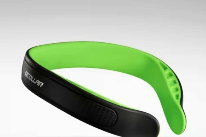 Q-Collar usado por algumas jogadoras ajuda a prevenir concussões - (crédito: Divulgação) Q-Collar usado por algumas jogadoras ajuda a prevenir concussões - (crédito: Divulgação)