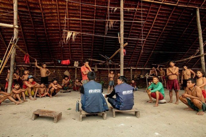 Aumento pode ser explicado por mudanças na metodologia de captação de dados -  (crédito: Reprodução IBGE)