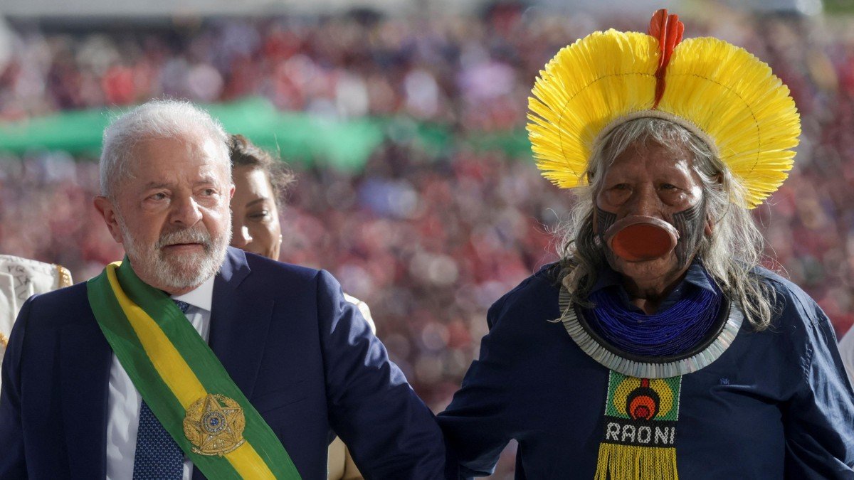Cacique Raoni: 'Pedi a Lula para não repetir os erros do passado'
