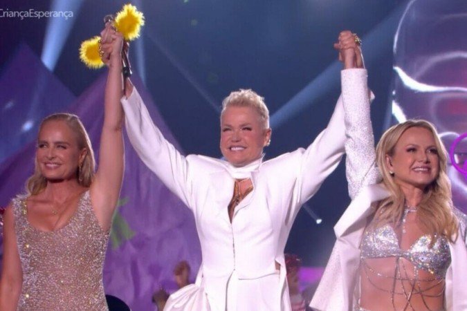 Globo faz história ao reunir Xuxa, Angélica e Eliana no Criança Esperança - (crédito: Globo/Reprodução) Globo faz história ao reunir Xuxa, Angélica e Eliana no Criança Esperança - (crédito: Globo/Reprodução)