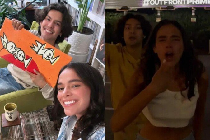Prestes a estrear Besouro Azul, Marquezine encontra Xolo Maridueña - (crédito: Reprodução/ Instagram) Prestes a estrear Besouro Azul, Marquezine encontra Xolo Maridueña - (crédito: Reprodução/ Instagram)