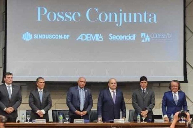 Empossados citaram importância de darem continuidade a parcerias e cumprimento de metas - (crédito: Arquivo pessoal) Empossados citaram importância de darem continuidade a parcerias e cumprimento de metas - (crédito: Arquivo pessoal)
