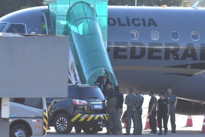 Silvinei Vasques desembarcou no antigo terminal 2 do Aeroporto JK - (crédito: Ed Alves/CB/DA PRESS) Silvinei Vasques desembarcou no antigo terminal 2 do Aeroporto JK - (crédito: Ed Alves/CB/DA PRESS)
