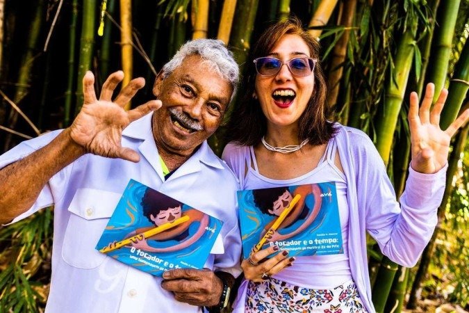 Natália H. Alencar lança livro inspirado no Mestre Zé do Pife - (crédito: Davi Mello ) Natália H. Alencar lança livro inspirado no Mestre Zé do Pife - (crédito: Davi Mello )