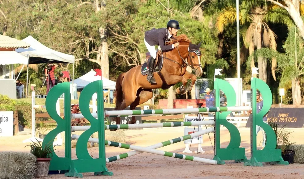 A competição do hipismo acontece desde 2018 - (crédito: Divulgação) A competição do hipismo acontece desde 2018 - (crédito: Divulgação)