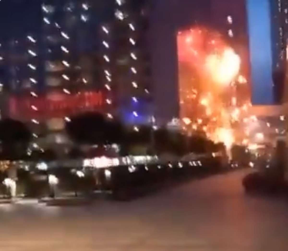 Explos&atilde;o provocada pelo aparelho, em 29 de julho, na regi&atilde;o central de Moscou 