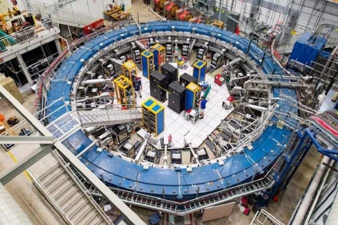 As descobertas vêm do experimento americano g-2 - (crédito: REIDAR HAHN / FERMILAB) As descobertas vêm do experimento americano g-2 - (crédito: REIDAR HAHN / FERMILAB)