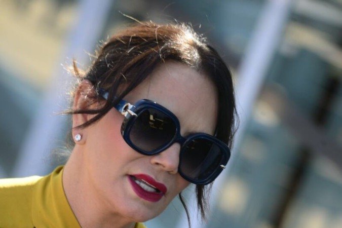  10/08/2023  Crédito: Carlos Vieira/CB/DA Press. Brasília, DF. Entrvista com Luiza Brunet, ex modelo e ativista da causa que trata da violência contra a mulher.