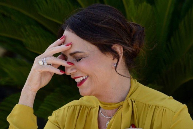  10/08/2023  Crédito: Carlos Vieira/CB/DA Press. Brasília, DF. Entrvista com Luiza Brunet, ex modelo e ativista da causa que trata da violência contra a mulher.