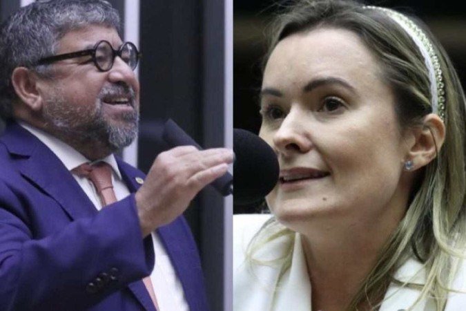 Deputado Washington Quaquá (PT - RJ) e deputada Julia Zanatta (PL - SC)
- (crédito: Bruno Spada/Câmara dos Deputados) Deputado Washington Quaquá (PT - RJ) e deputada Julia Zanatta (PL - SC)
- (crédito: Bruno Spada/Câmara dos Deputados)