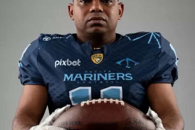 Carlinhos Bala será kicker do Recife Mariners no futebol americano -  (crédito: Caio Alencastro/Recife Mariners)