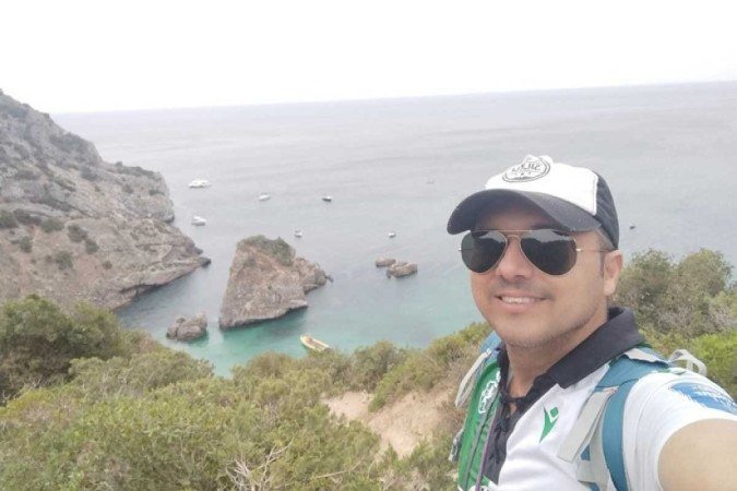 Washington Machado da Silva, 37, de Rubiataba (Goiás), é caminhoneiro em Portugal e está requerendo a cidadania