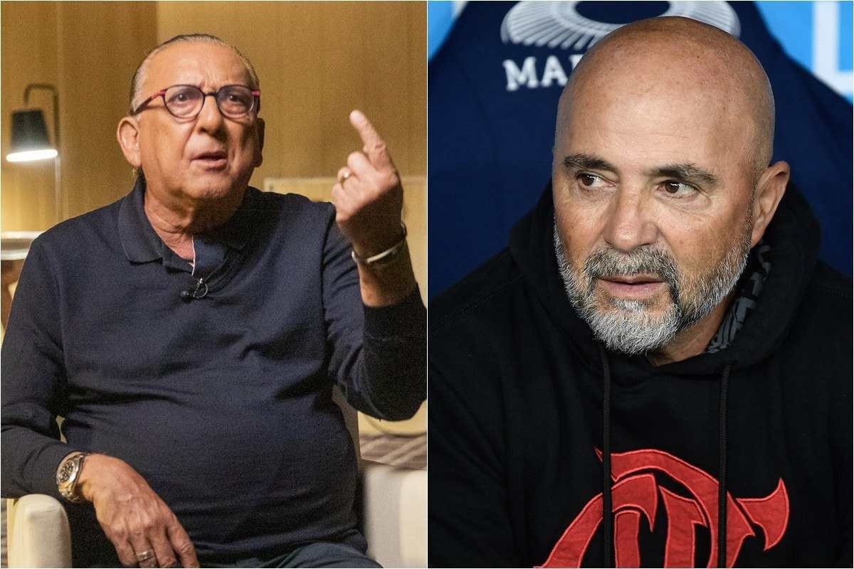 Galvão Bueno detona Sampaoli após eliminação do Flamengo na Libertadores