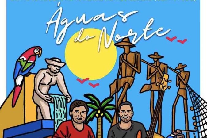 Aquilombar recebe show Águas do Norte neste sábado (12/8), às 16h - (crédito: Águas do Norte/Divulgação) Aquilombar recebe show Águas do Norte neste sábado (12/8), às 16h - (crédito: Águas do Norte/Divulgação)