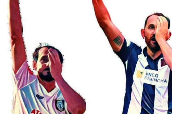 Os Barcos: Gabriel (E) é a esperança do Ceilândia, enquanto Hernán é o homem-gol do Alianza Lima-PER -  (crédito: Montam com fotos de Mateus Dutra/Ceilândia e Alianza Lima/Divulgação)