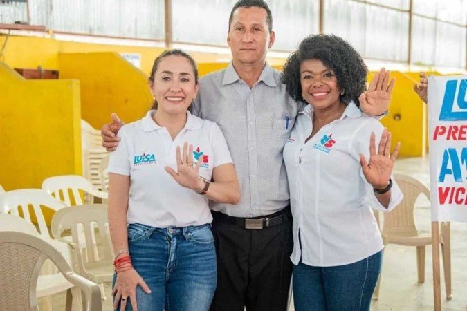 Brione era integrante do partido de esquerda Revolução Cidadã. - (crédito: reprodução redes sociais @PaolaCabezasC) Brione era integrante do partido de esquerda Revolução Cidadã. - (crédito: reprodução redes sociais @PaolaCabezasC)