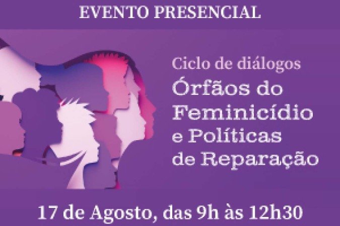 Evento do MPDFT vai discutir o acolhimento dos órfãos de vítimas de feminicídio
- (crédito: MPDFT/Divulgação) Evento do MPDFT vai discutir o acolhimento dos órfãos de vítimas de feminicídio
- (crédito: MPDFT/Divulgação)