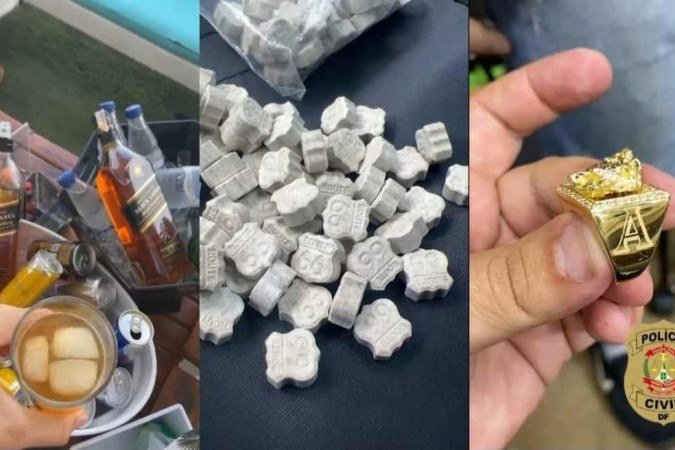 Operação da PCDF desmonta rede de lavagem de dinheiro e tráfico de drogas - (crédito: PCDF) Operação da PCDF desmonta rede de lavagem de dinheiro e tráfico de drogas - (crédito: PCDF)