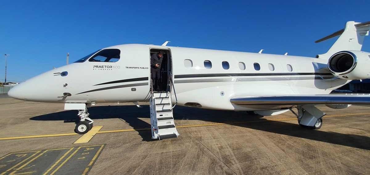 Uma das aeronaves utilizadas pela Flapper para os voos de Bras&iacute;lia. A cidade &eacute; o quarto maior mercado da empresa