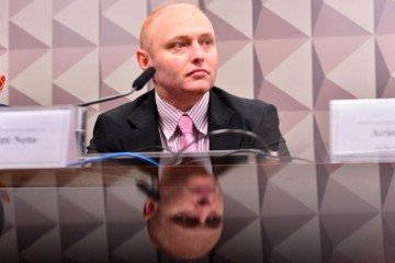  17/08/2023 Credito: Ed Alves/CB/DA.Press. Politicia. Hacker Walter Delgatti Neto, durante depoimento à Comissão Parlamentar Mista de Inquérito (CPMI) do 8 de janeiro, -  (crédito:  Ed Alves/CB/DA.Press)