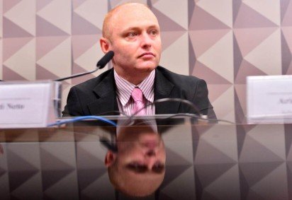  17/08/2023 Credito: Ed Alves/CB/DA.Press. Politicia. Hacker Walter Delgatti Neto, durante depoimento à Comissão Parlamentar Mista de Inquérito (CPMI) do 8 de janeiro, -  (crédito:  Ed Alves/CB/DA.Press) - 17/08/2023 Credito: Ed Alves/CB/DA.Press. Politicia. Hacker Walter Delgatti Neto, durante depoimento à Comissão Parlamentar Mista de Inquérito (CPMI) do 8 de janeiro, -  (crédito:  Ed Alves/CB/DA.Press)