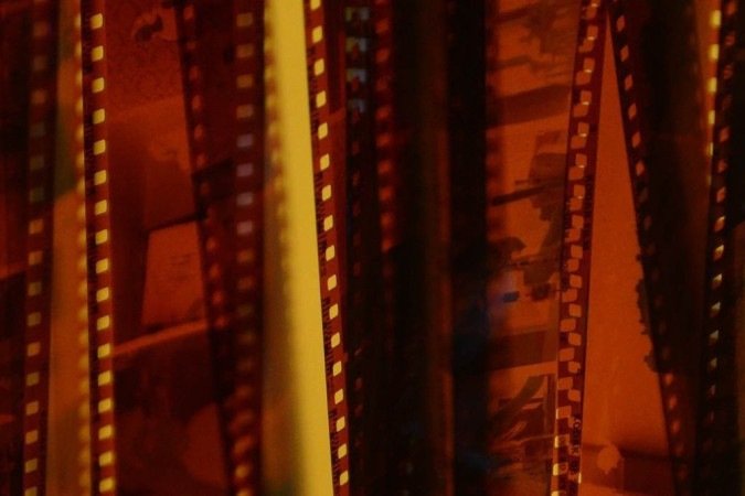Filme de maquina fotográfica analógica 