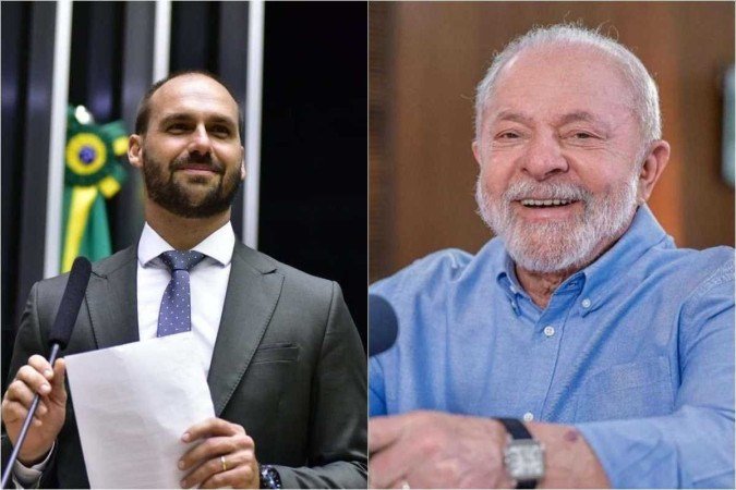 STJ nega acao de Lula contra Eduardo Bolsonaro por fake news sobre Marisa - (crédito: Zeca Ribeiro/Câmara dos Deputados e Ricardo Stuckert/PR) STJ nega acao de Lula contra Eduardo Bolsonaro por fake news sobre Marisa - (crédito: Zeca Ribeiro/Câmara dos Deputados e Ricardo Stuckert/PR)