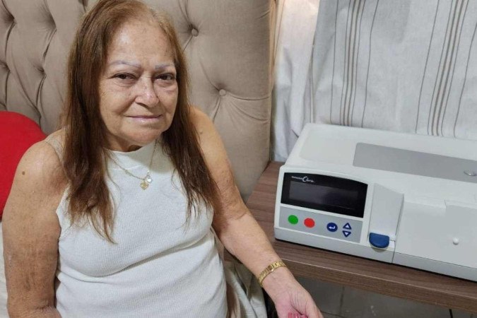 Maria Marta de Araújo, de 73 anos, cita que conseguiu levar uma vida com menos efeitos colaterais -  (crédito: arquivo pessoal)