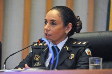 Coronel Ana Paula Barros Habka será nova subcomandante-geral da PMDF -  (crédito: Renan Lisboa/Agência CLDF)