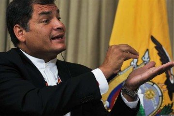Rafael Correa, presidente do Equador entre 2007 e 2017 -  (crédito: Arquivo/Agência Brasil)